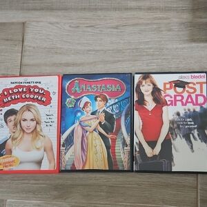 DVD Movie Collection: I Love You Beth Cooper, Anastasia, Post Grad